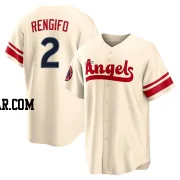 Luis Rengifo Men's Los Angeles Angels Cream Replica 2022 City Connect Jersey