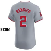 Luis Rengifo Men's Los Angeles Angels Gray Elite Road Jersey