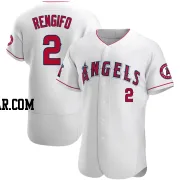 Luis Rengifo Men's Los Angeles Angels White Authentic Jersey