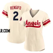 Luis Rengifo Women's Los Angeles Angels Cream Authentic 2022 City Connect Jersey