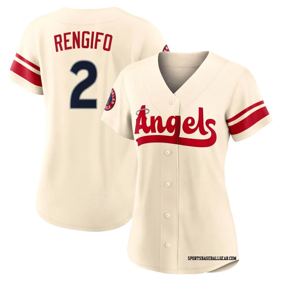 Luis Rengifo Women's Los Angeles Angels Cream Authentic 2022 City Connect Jersey