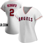 Luis Rengifo Women's Los Angeles Angels White Authentic Home Jersey