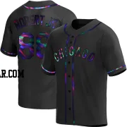 Luis Robert Jr. Men's Chicago White Sox Black Holographic Replica Alternate Jersey