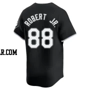 Luis Robert Jr. Men's Chicago White Sox Black Limited Alternate Jersey