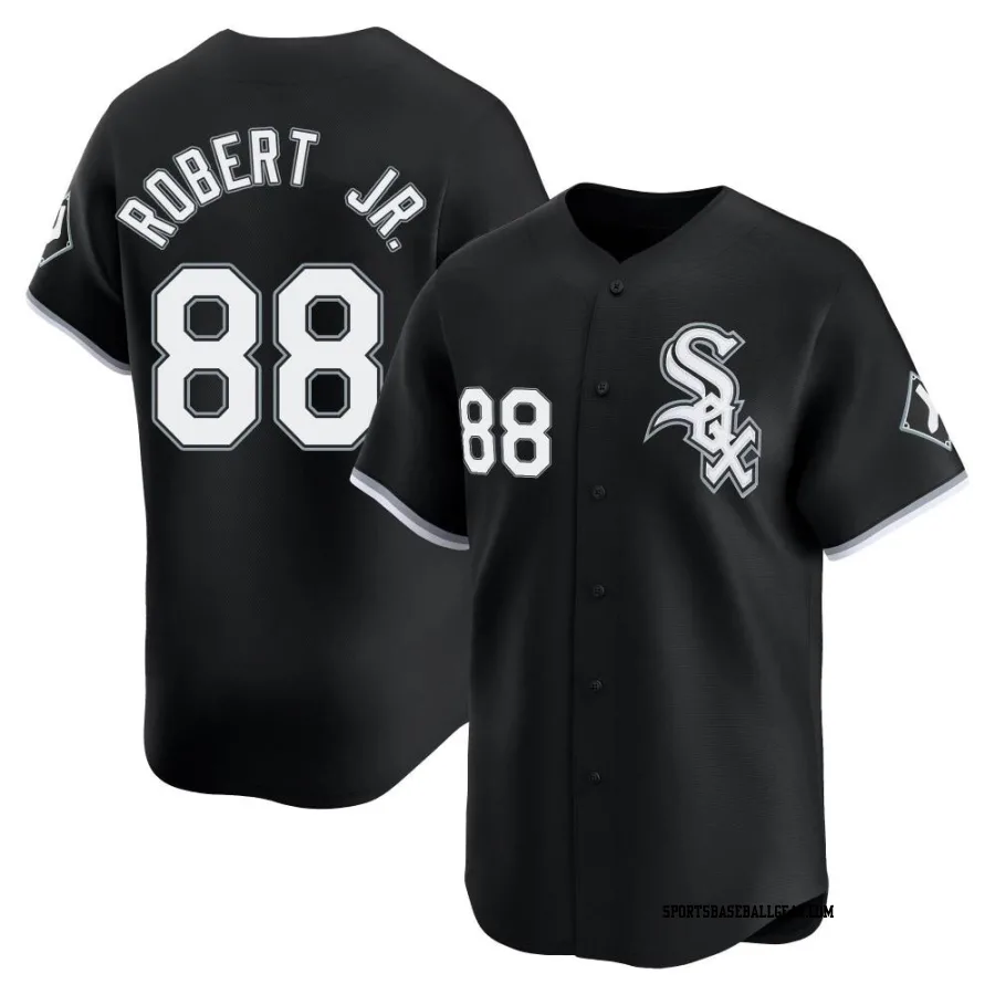 Luis Robert Jr. Men's Chicago White Sox Black Limited Alternate Jersey