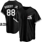 Luis Robert Jr. Men's Chicago White Sox Black Replica Spring Training Jersey