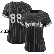 Luis Robert Jr. Women's Chicago White Sox Black Authentic 2021 City Connect Jersey