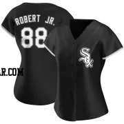 Luis Robert Jr. Women's Chicago White Sox Black Authentic Alternate Jersey