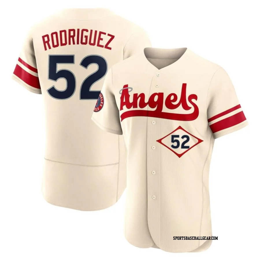 Luis Rodriguez Men's Los Angeles Angels Cream Authentic 2022 City Connect Jersey