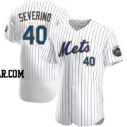 Luis Severino Men's New York Mets White Authentic Home Jersey