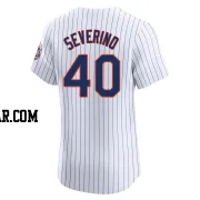 Luis Severino Men's New York Mets White Elite Home Jersey