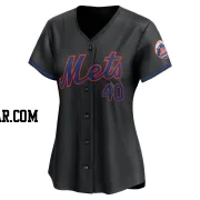 Luis Severino Women's New York Mets Black Limited Alternate Jersey