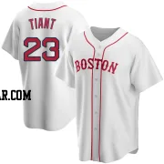 Luis Tiant Men's Boston Red Sox White Replica Alternate Jersey