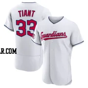 Luis Tiant Men's Cleveland Guardians White Authentic Home Jersey