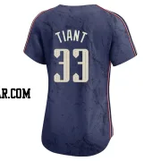 Luis Tiant Women's Cleveland Guardians Navy Limited 2024 City Connect Jersey