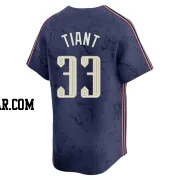 Luis Tiant Youth Cleveland Guardians Navy Limited 2024 City Connect Jersey