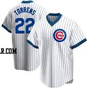 Luis Torrens Men's Chicago Cubs White Replica Home Cooperstown Collection Jersey