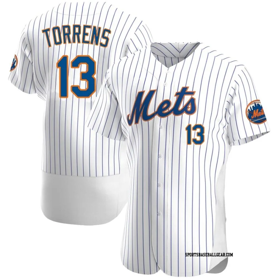 Luis Torrens Men's New York Mets White Authentic Home Jersey