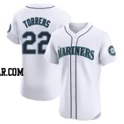 Luis Torrens Men's Seattle Mariners White Elite Home Jersey