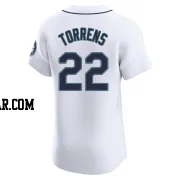 Luis Torrens Men's Seattle Mariners White Elite Home Jersey