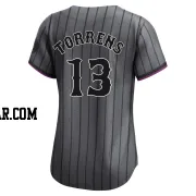 Luis Torrens Women's New York Mets Limited Graphite 2024 City Connect Jersey