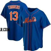 Luis Torrens Youth New York Mets Royal Replica Alternate Jersey