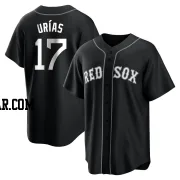 Luis Urias Men's Boston Red Sox Black/White Replica Jersey