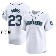 Luis Urias Men's Seattle Mariners White Limited Home Jersey