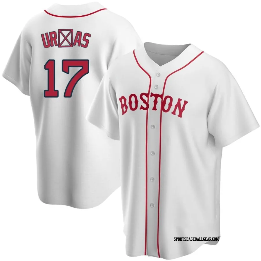 Luis Urias Youth Boston Red Sox White Replica Alternate Jersey