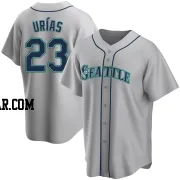 Luis Urias Youth Seattle Mariners Gray Replica Road Jersey