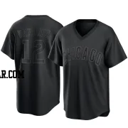 Luis Vazquez Youth Chicago Cubs Black Replica Pitch Fashion Jersey