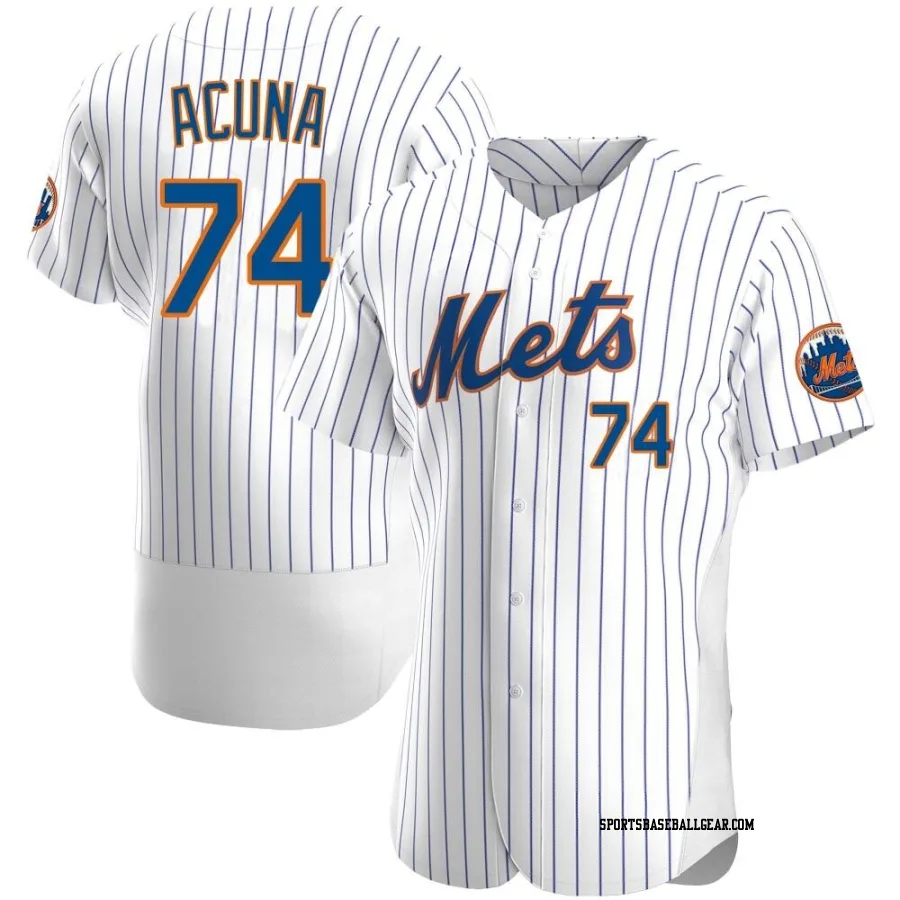 Luisangel Acuna Men's New York Mets White Authentic Home Jersey