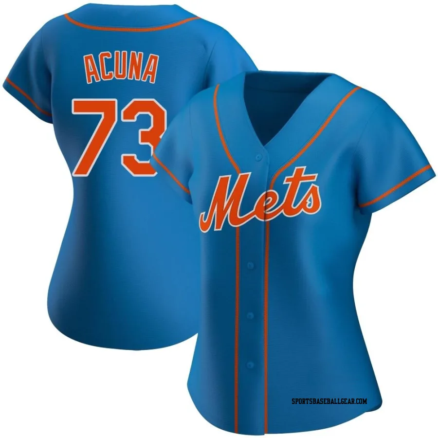 Luisangel Acuna Women's New York Mets Royal Authentic Alternate Jersey