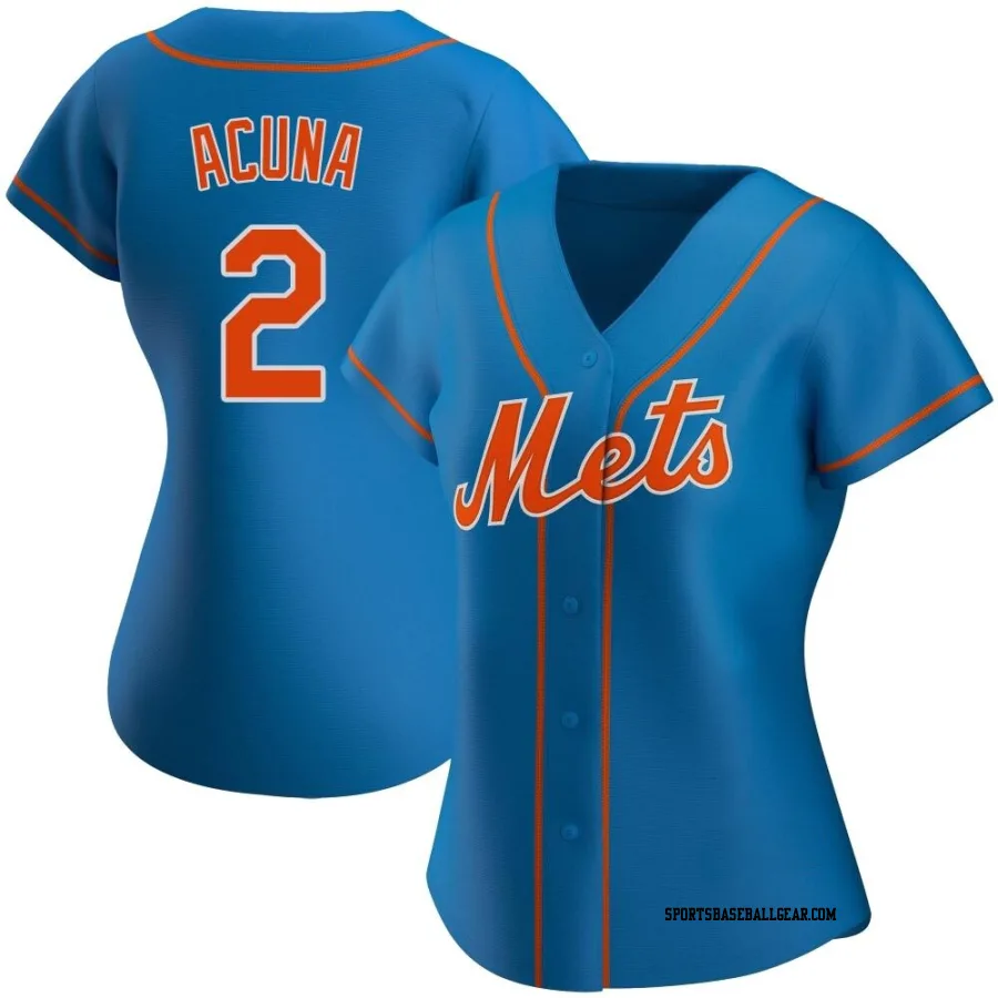 Luisangel Acuna Women's New York Mets Royal Authentic Alternate Jersey