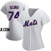 Luisangel Acuna Women's New York Mets White Authentic Home Jersey