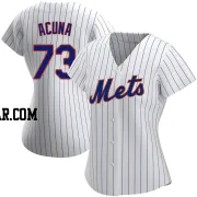 Luisangel Acuna Women's New York Mets White Authentic Home Jersey