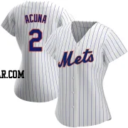 Luisangel Acuna Women's New York Mets White Authentic Home Jersey