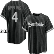 Luke Appling Men's Chicago White Sox Black Replica 2021 City Connect Jersey