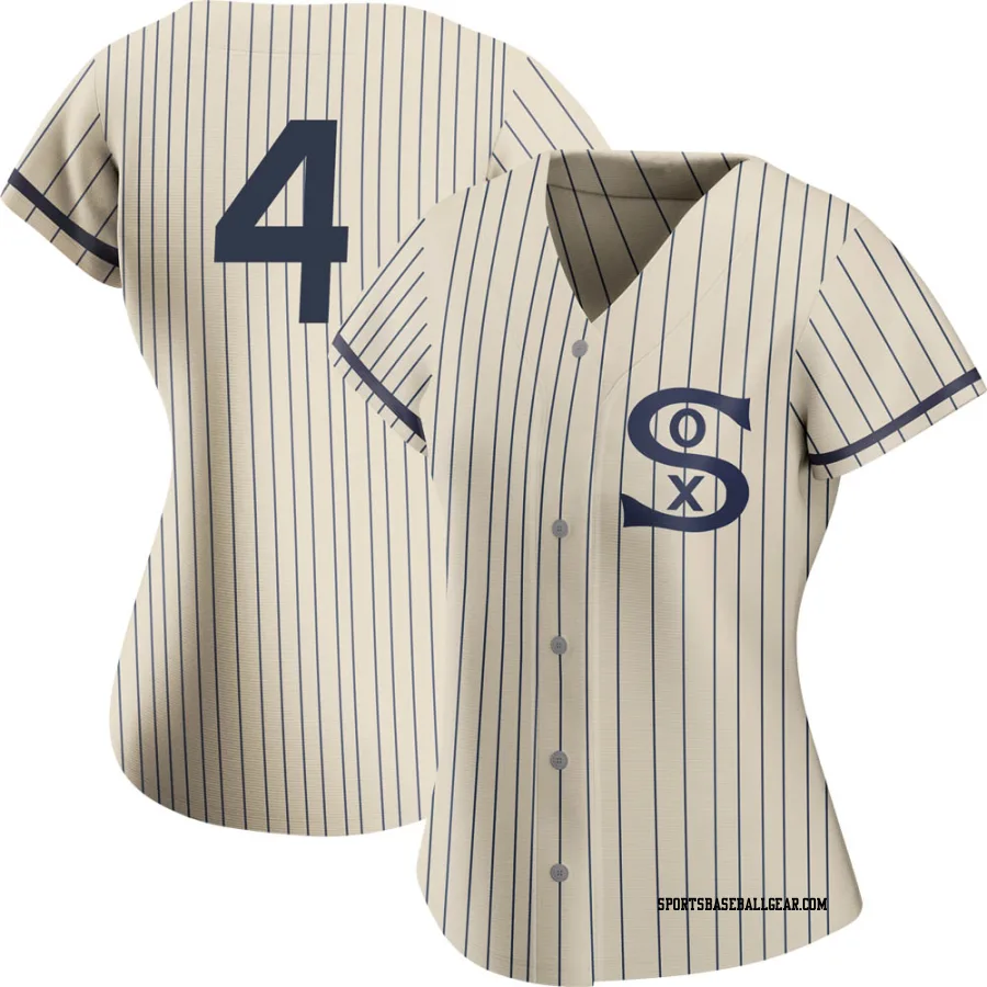 Luke Appling Women's Chicago White Sox Cream Replica 2021 Field of Dreams Jersey