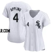 Luke Appling Women's Chicago White Sox White Limited Home Jersey