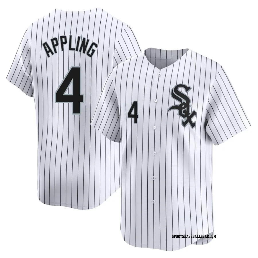 Luke Appling Youth Chicago White Sox White Limited Home Jersey