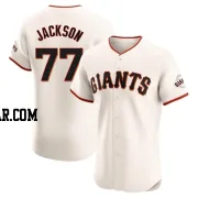 Luke Jackson Men's San Francisco Giants Cream Elite Home Jersey