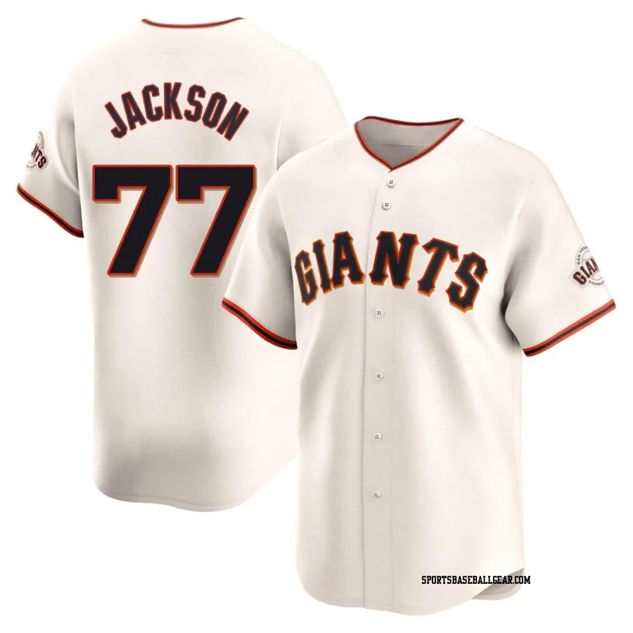 Luke Jackson Men's San Francisco Giants Cream Limited Home Jersey