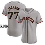 Luke Jackson Men's San Francisco Giants Gray Elite Road Jersey