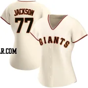 Luke Jackson Women's San Francisco Giants Cream Authentic Home Jersey