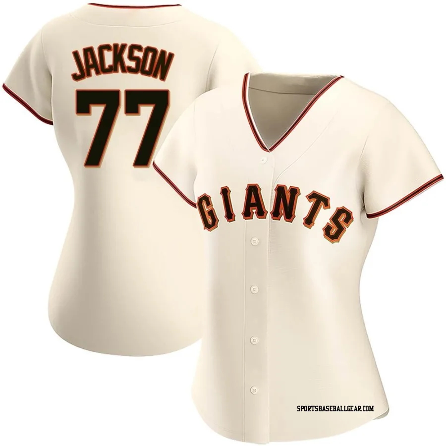 Luke Jackson Women's San Francisco Giants Cream Authentic Home Jersey