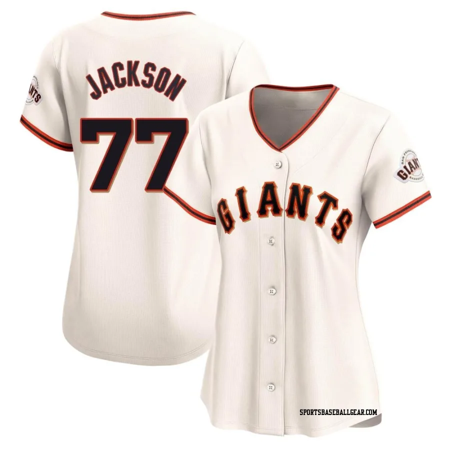 Luke Jackson Women's San Francisco Giants Cream Limited Home Jersey