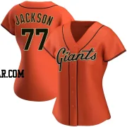 Luke Jackson Women's San Francisco Giants Orange Authentic Alternate Jersey