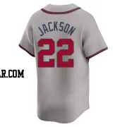 Luke Jackson Youth Atlanta Braves Gray Limited Away Jersey