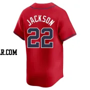 Luke Jackson Youth Atlanta Braves Red Limited Alternate Jersey